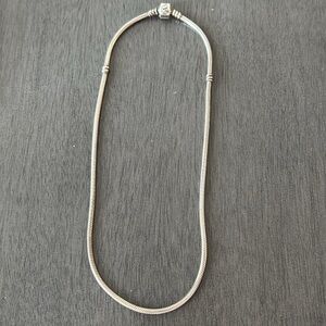 Pandora Sterling Silver Clasp Necklace